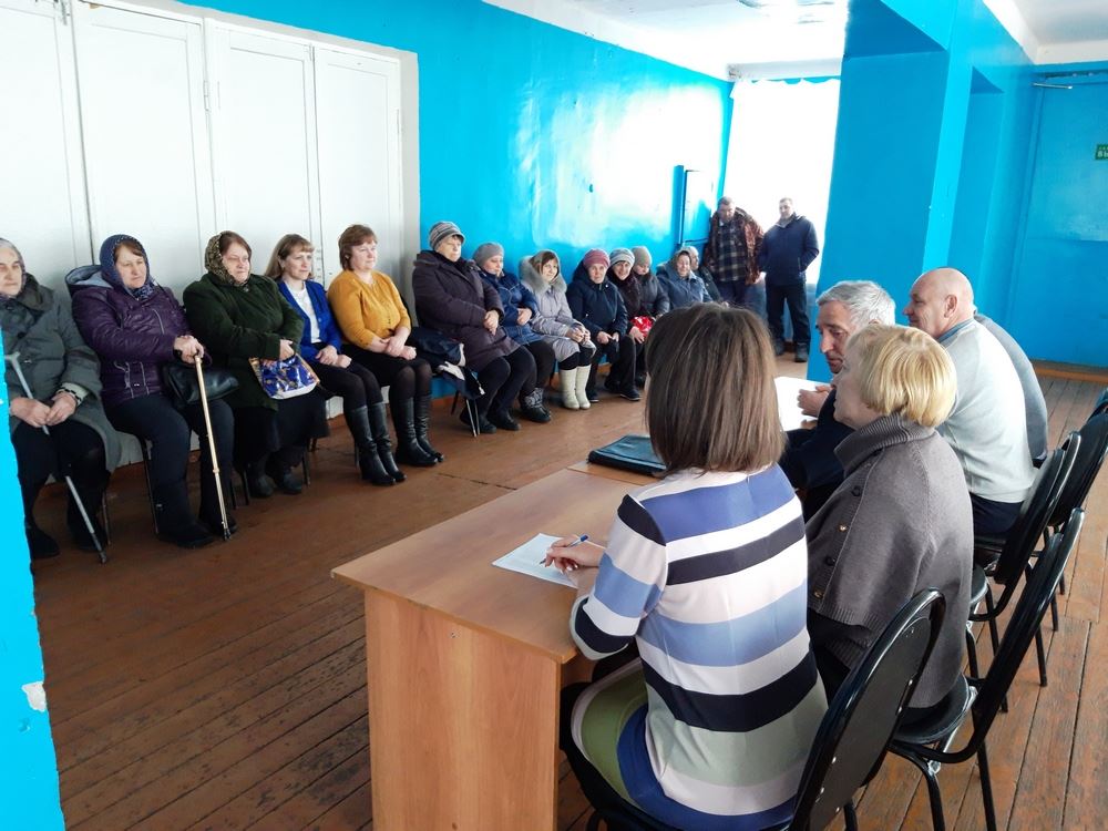 Выездная встреча в администрацию Потодеевского сельсовета Наровчатского района