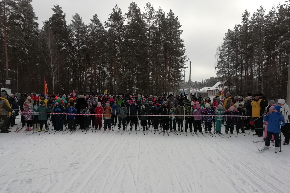 В Никольском районе прошел массовый лыжный пробег в поддержку всероссийской акции «Лыжня России — 2019»