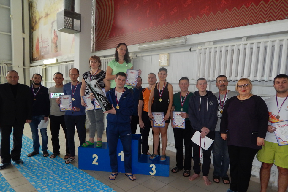 В городе Никольске прошел Чемпионат по спортивному плаванию среди организаций и предприятий