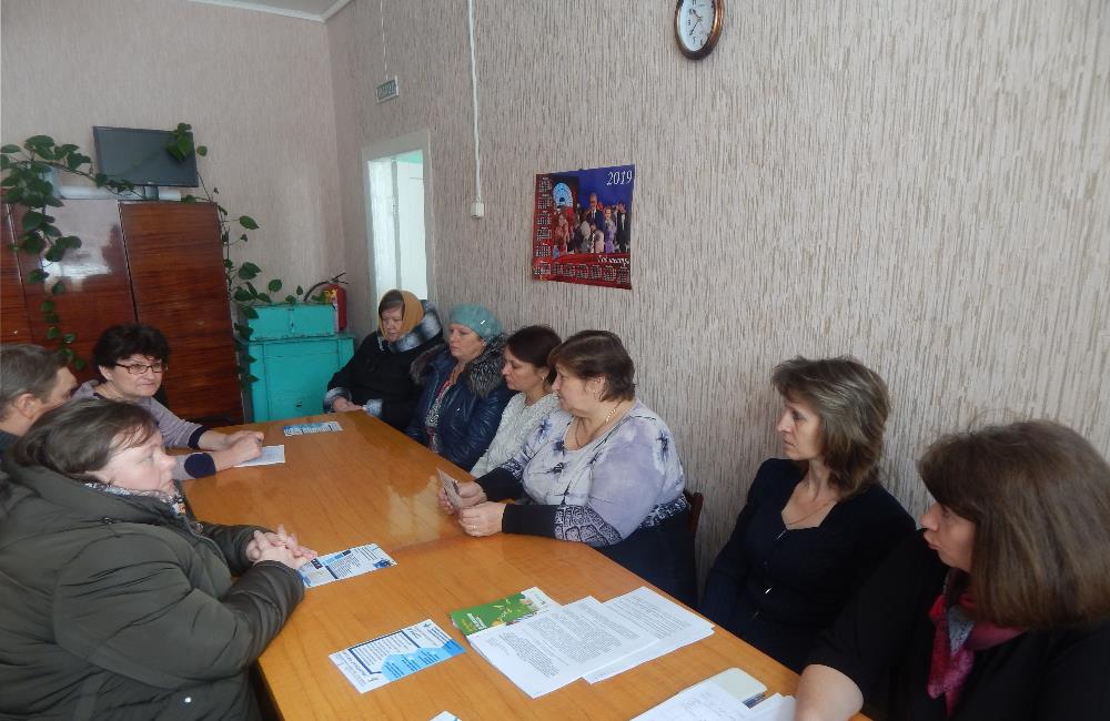 Выездная встреча в  администрацию  Виляйского сельсовета  Наровчатского района