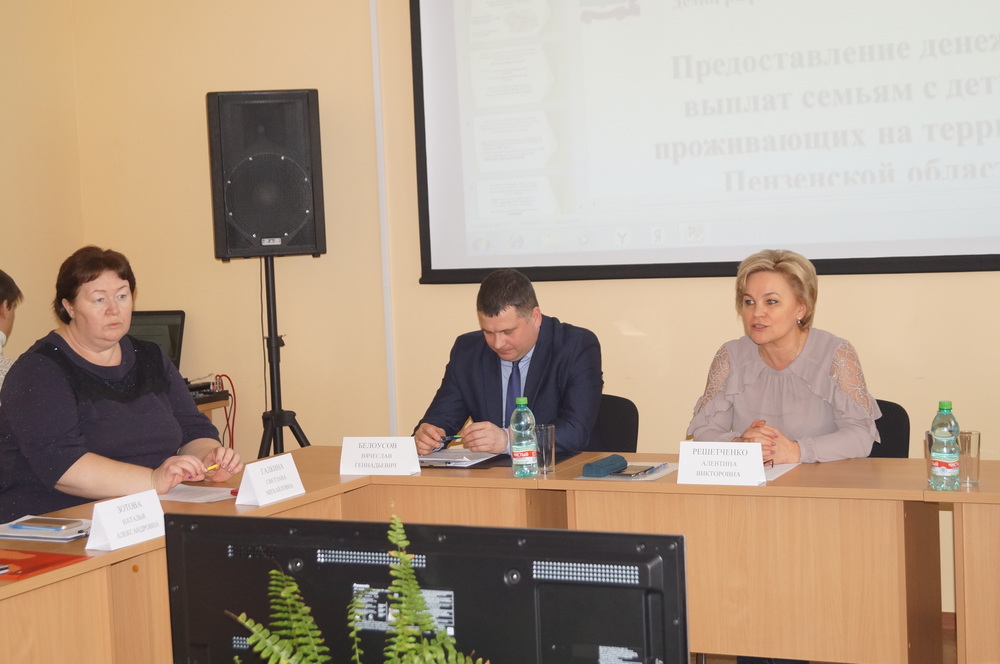 В бизнес-инкубаторе села Наровчат прошла встреча по вопросам предоставления мер социальной поддержки семьям с детьми