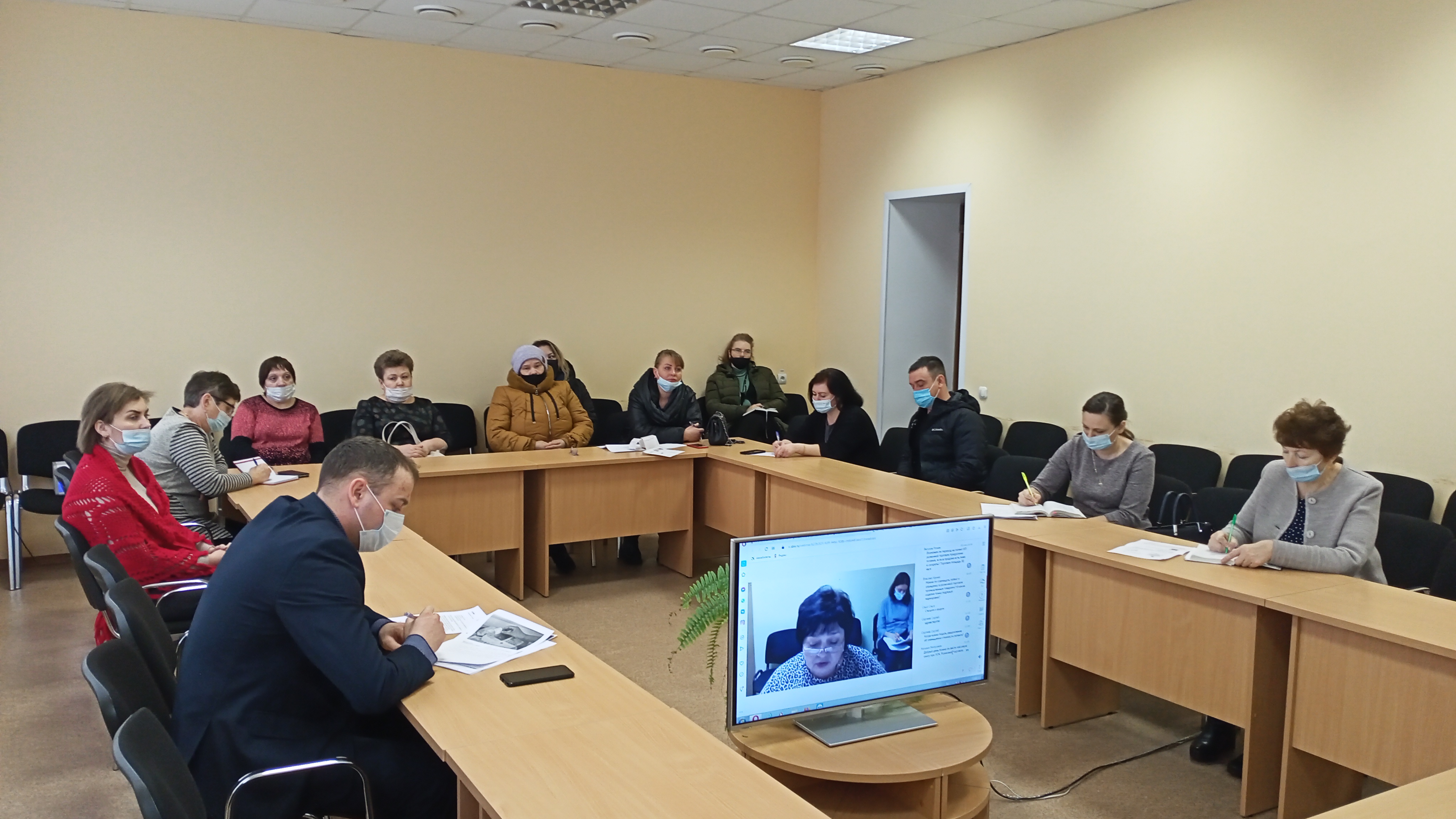 В бизнес-инкубаторе села Наровчат состоялась видеоконференция